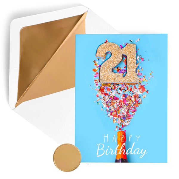 GIFTING GIGGLES GIFTING GIGGLES 21st Birthday Card - For Women