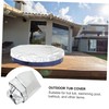 GANAZONO 1pc Round Hot Tub Cover Bathtub Protector for Outdoor