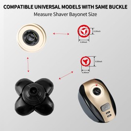 UPTARD Head Shaver Replacement Heads Shaver Replacement Blades Refills Compatible with Freebird Shaver (3pack)