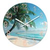 XFM Beach Wall Clock Silent Non-Ticking Battery Operated Clocks 14