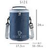 Suitcase Company GPT Lunch Bag, Cylindrical, Round, Cold Insulation, Thermal,