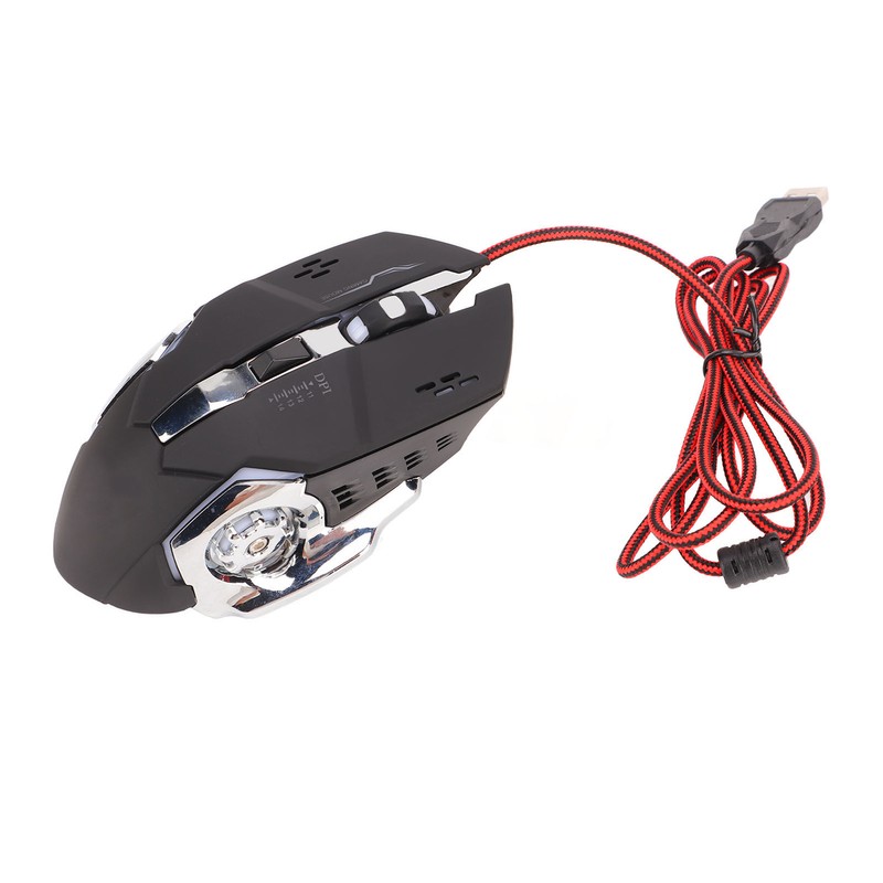 One Handed Gaming Keyboard Mouse Converter Wired 35 Keys Backlit