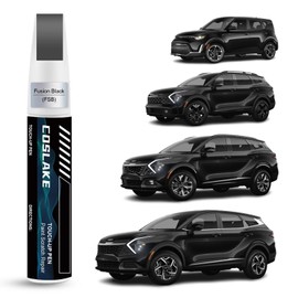 COSLAKE Touch Up Paint(Fusion Black(FSB)) for Kia, Car Paint Scratch Repair Kit, Quick & Easy Solution to Repair Car, 2 in 1 Scratch Remover Pen with Color-Matched
