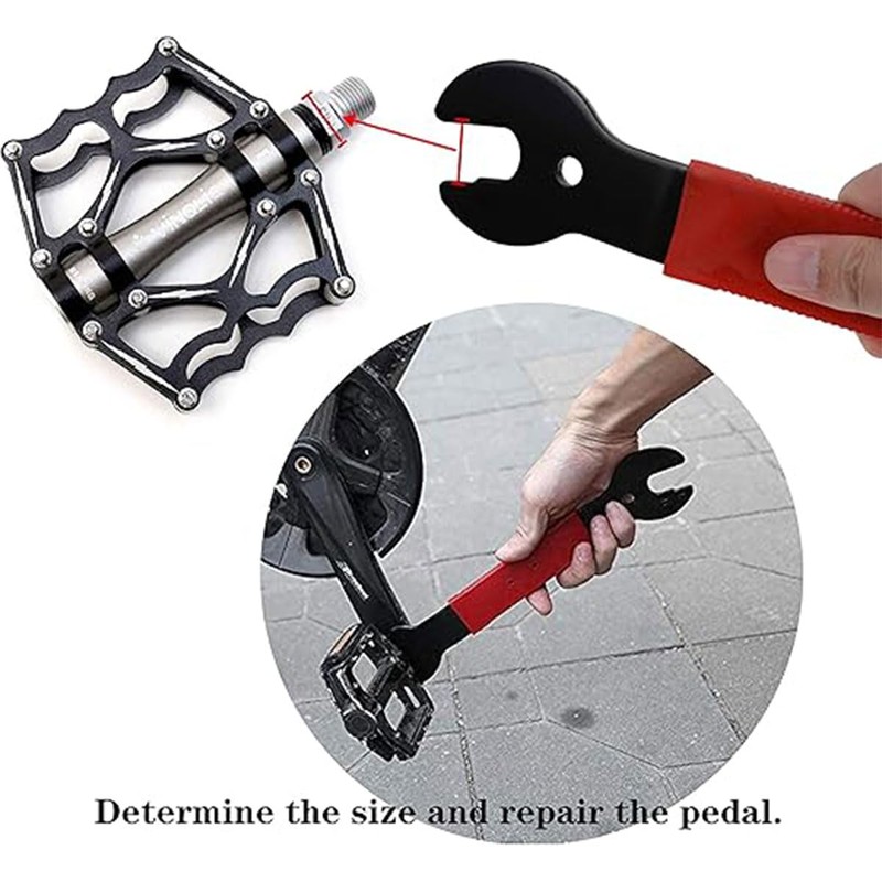 AIMALL Bicycle Pedal Removal Wrench - 11.18 Inch Bicycle Repair