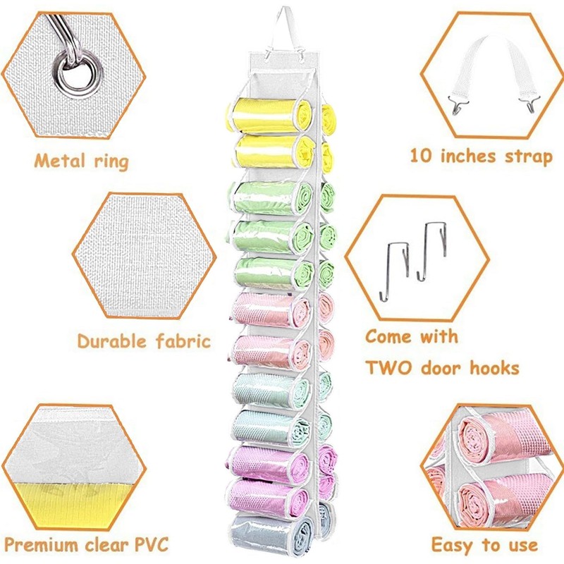 Legging Storage Bag Storage Hanger Can Holds 24 Leggings or