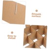 HOMOCONO 1 Set Cardboard Dividers for Moving Boxes Glassware Packaging