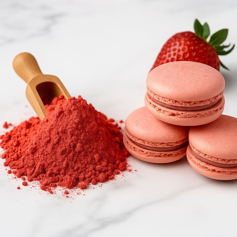 Panfruit Organic Freeze-Dried Strawberry Powder – No Sugar Added, Non-GMO,
