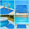COZYDIG 2 Rolls Swimming Pool Ladder Mat Non-Slip with Hollow