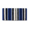 Mayatex Arroyo Seco Saddle Blanket, Royal Blue/Cream/Black