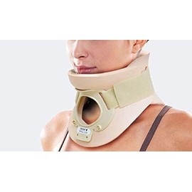 COLLARE CERVICALE TIPO PHILADELPHIA CON FORO TRACHEALE H. 13 CM - UNISEX – ORIGINALE CURA FARMA (S)