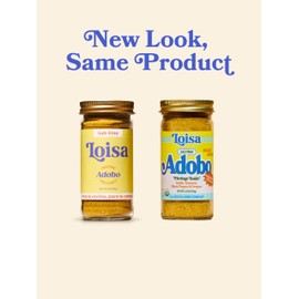 Loisa SALT-FREE Adobo Seasoning, USDA Organic, Non-GMO, No-MSG, No Preservatives, No Artificial Coloring, No Artificial Flavors, Pure Latin Flavor, 2 oz, Pack of 1