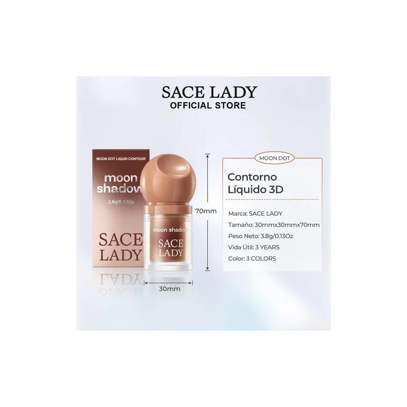 Sace Lady Contorno Líquido Multiuso Rostro Y Sombra 3.8g