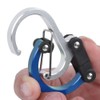 2-Piece Aluminium Carabiner Hook Outdoor Multifunctional Quick Release Outer Buckle