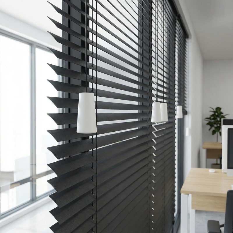 DECHOUS 12Pcs Window Blind Wood Cord Pulls: White Decorative Shade