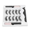 5 Pairs Magnetic Eyeliner Eyelash Kit Easy to Apply Natural