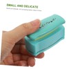 TEHAUX 2pcs Photo Scrapbook Punch Handheld Hole Puncher Punch Album