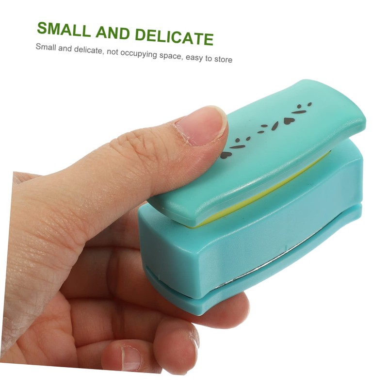 TEHAUX 2pcs Photo Scrapbook Punch Handheld Hole Puncher Punch Album