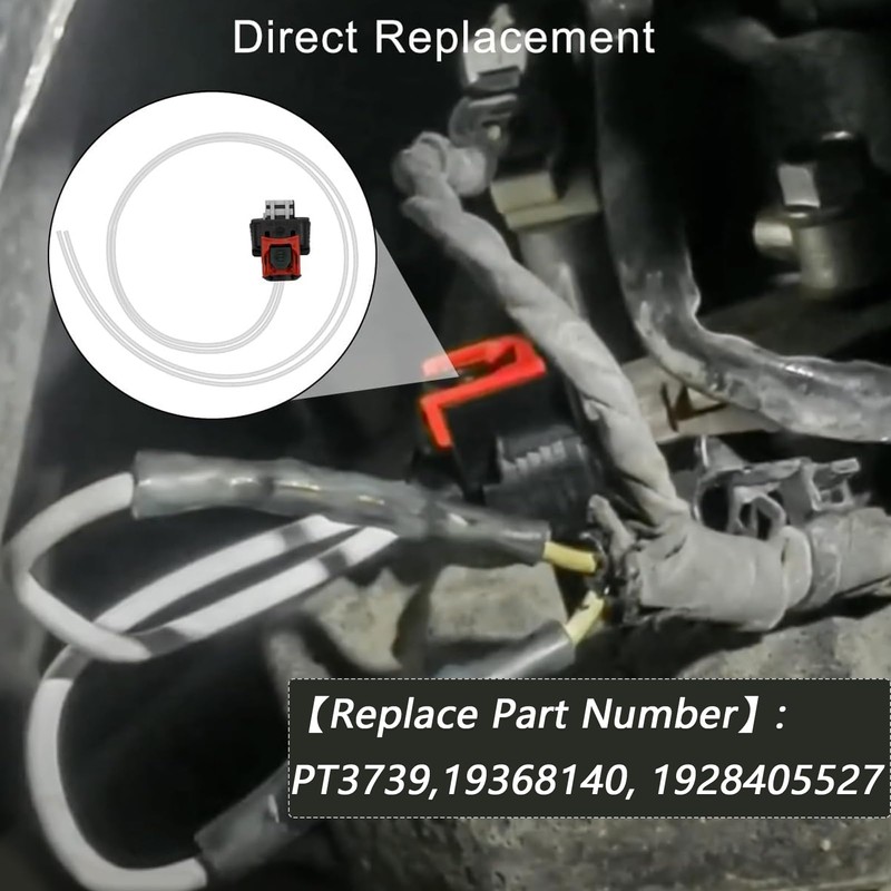 Micarun 4 Pcs 2 Wires Equipment Fuel Injector Repair Wiring