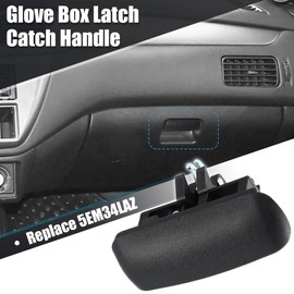 X AUTOHAUX Black Glove Box Latch Catch Handle 5EM34LAZ for Car