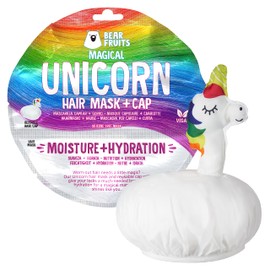 Bear Fruits Magic Moisturizing Hair Mask 20ml + Unicorn Cap