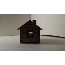 Unbranded H.O. Scale Laser Cut Cabin LB#1