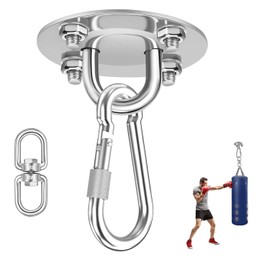 Lepidi Ceiling Hook Hanging Swing Hook with Screw Ceiling Hook Hanging Chair 360 Degree Rotation for Hanging Chair, Punch Bag, Yoga, Hammock