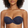 MELENECA Women's Push up Strapless Bras with Lift Stay Put