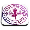 1 x Square MDF Magnets - Purple Yoga Meditation 4193