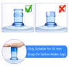 Jucoan 100 Pack Water Bottle Caps, 55mm 3&5 Gallon Non