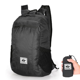 JEELAD Outdoor Backpack, Folding Backpack, Shopping, Eco Bag, 6.8 gal (20 L), Pocketable Backpack, Daypack, Small, Ultra Lightweight, For Mountain Climbing, Camping, Travel, Sports, Running, Bicycle,