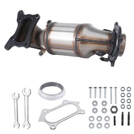 QYNQYN Front Catalytic Converter Kit Fit For L4 2.4L Compatible with Honda Accord 2008-2012 & Acura TSX 2009-2014 Replace 16590 641499 (EPA Compliant)