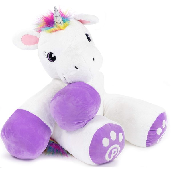 Plushible Unicorn Stuffed Animal for Kids (44")