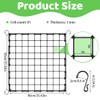 NHQZ Wachsen Zelt Netz,Scrog Netz 90x90 cm Mit 81 Rastern,Grow