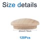 INCREWAY 120 x BEECH WOODEN PLUGS 25mm BEECH WOOD