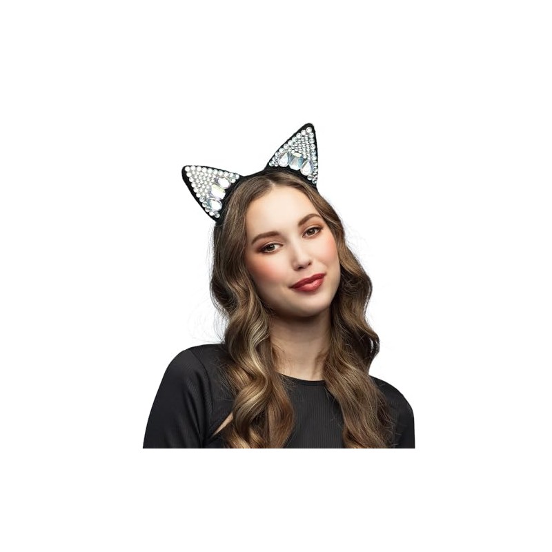 Boland 52112 Tiara Cat Headband for Adults, Headpiece, Accessories for