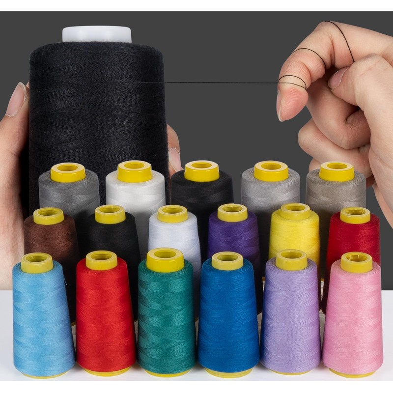 StiVerse Sewing Thread, 4 Pieces, 1750 m Sewing Thread for