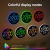 JALL 10" Large Digital Wall Clock with Seconds, Alarm Countdown