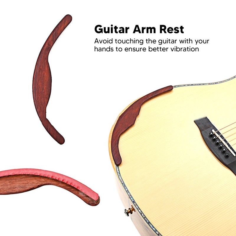 Guitar Armrest Replacement Wooden Hand Guard for Classical Acoustic Guitars