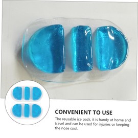 COLLBATH 2Pcs Cold Compress for Nose Bleeding Relief Cooling for Injuries Reusable Therapy Pad for Home and Travel Design