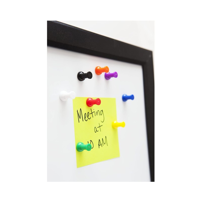18 Memo Magnets Fridge Mini Magnet Push Pin Notice White
