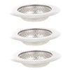 Operitacx 3Pcs Stainless Steel Sink Strainer Clogging Kitchen Filter with