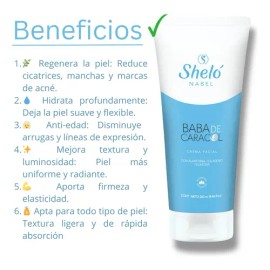 Crema Facial Baba De Caracol Sheló Nabel Manchas Cicatrices                                                                                           