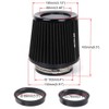 3" 3.5" 4" Inlet Cone Air Filter 76mm 89mm 102mm