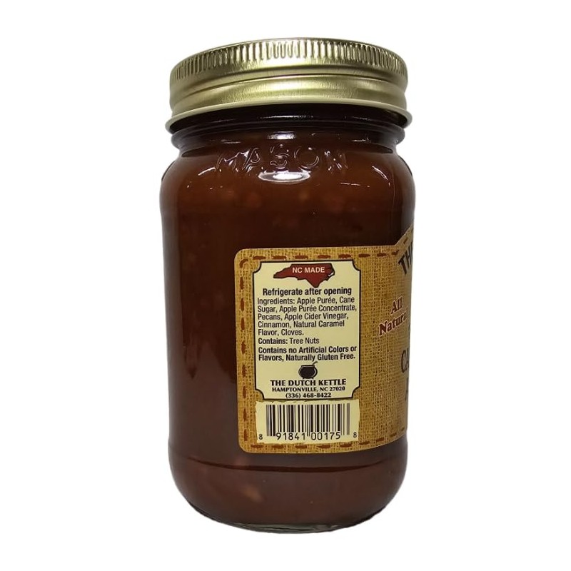 The Dutch Kettle Caramel Pecan Apple Butter 2/18 Oz Jars