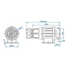 Hillfield Plug 13 Pin PVC Trailer Socket Commercial Vehicle Adapter