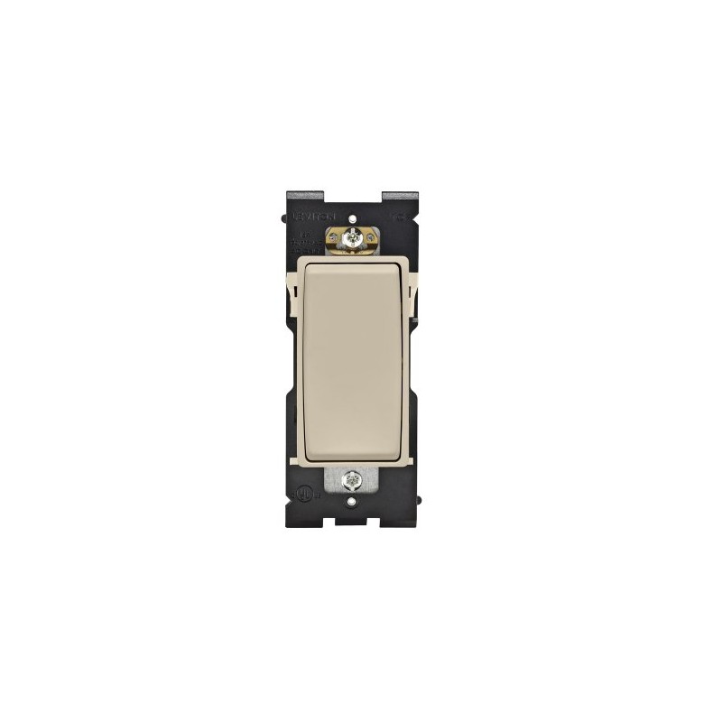 Leviton Renu Switch for 3-Way Applications, 15A-120/277VAC, RE153-NS, Navajo Sand