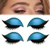 2 Pairs Lazy Eye Shadow Eyelash Patch,Eyeshadow and lash Sticker,