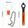 Oumers 6 Pcs Bicycle Repair Tool Set,3-in-1 Multitool Bike Cassette