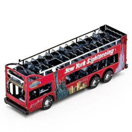 Fascinations Metal Earth Big Apple Tour Bus 3D Metal Model Kit