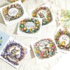 BAYUNOE 6Pcs Christmas Greeting Card Easter DIY Diamond Art Painting